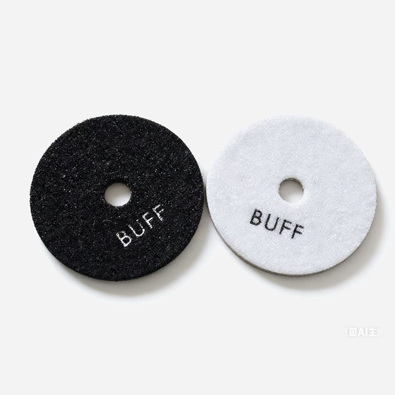 Diamond stone polishing pad