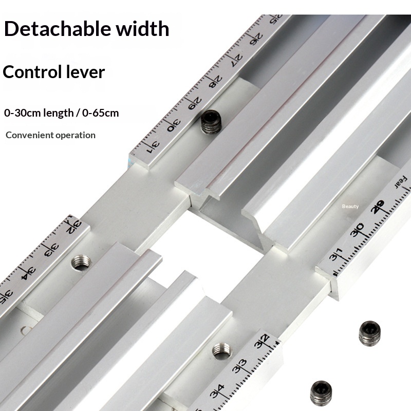 Hand-guided rail electric circular saw cutting machine, slide rail fixed cutting bracket, sliding fixed track tool, woodworker's backup