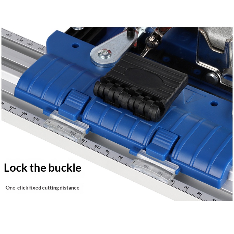 Hand-guided rail electric circular saw cutting machine, slide rail fixed cutting bracket, sliding fixed track tool, woodworker's backup