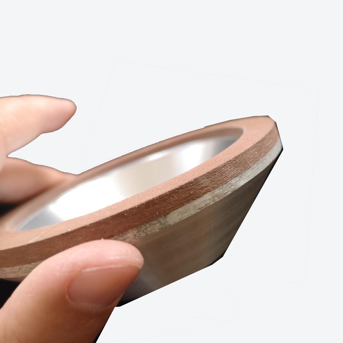 Resin diamond bowl-shaped grinding wheel