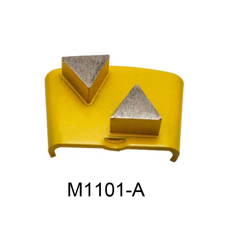 Metal floor polishing pad