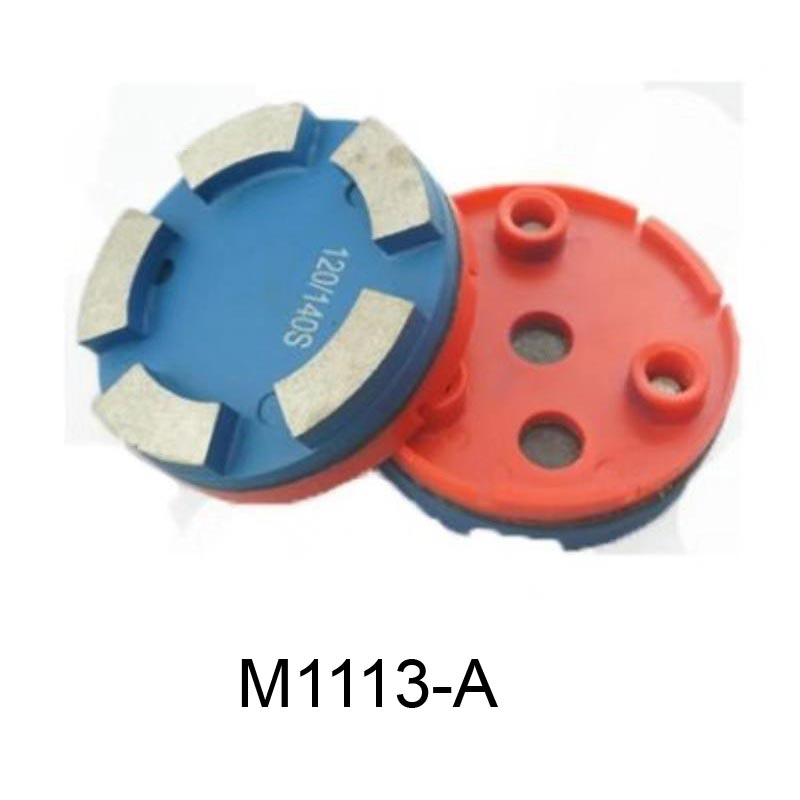 Metal floor polishing pad