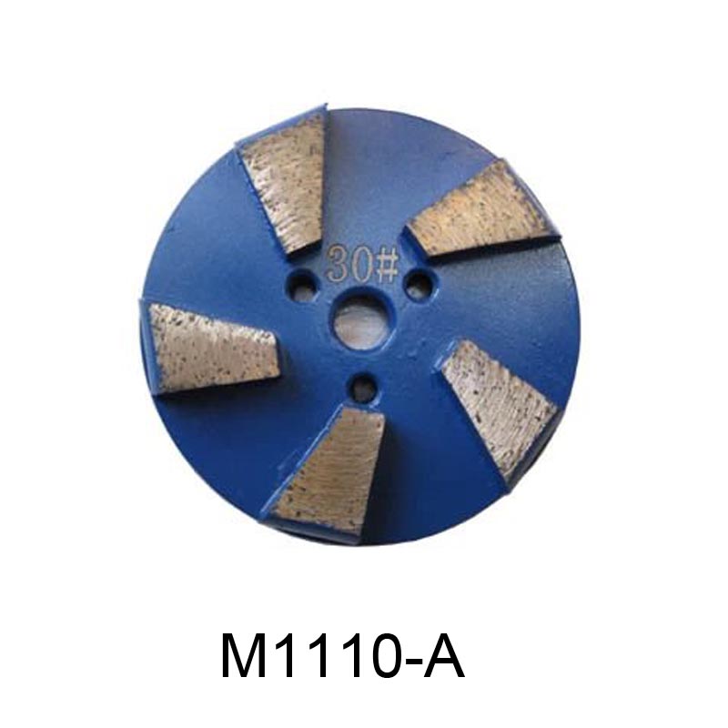 Metal floor polishing pad