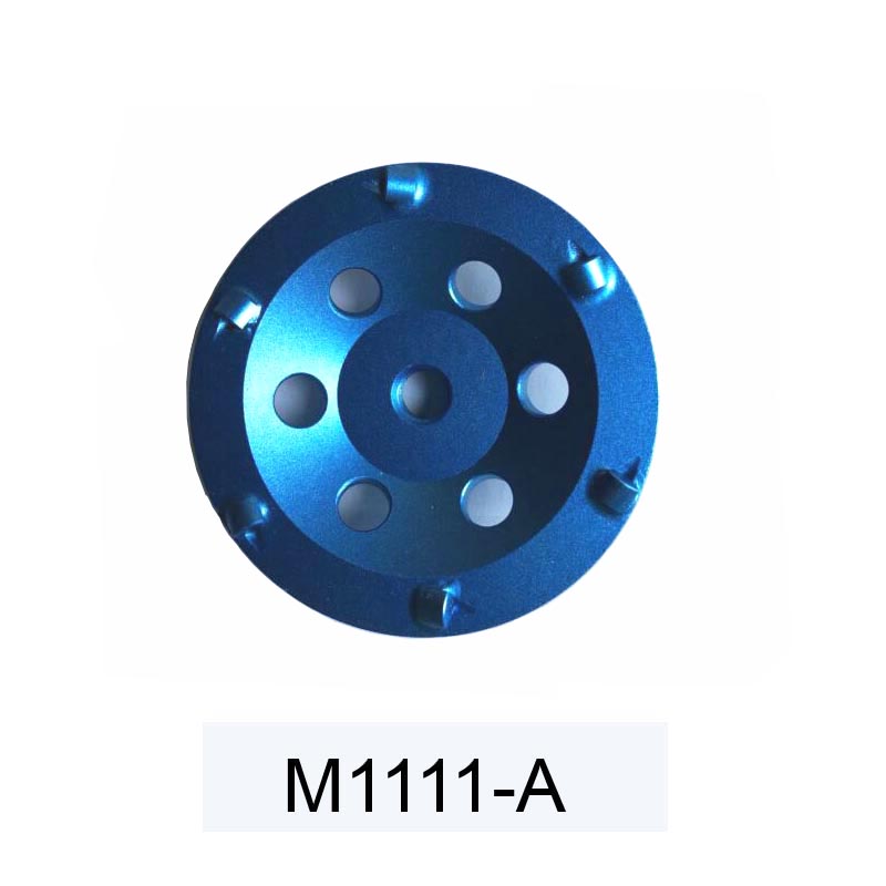 Metal floor polishing pad