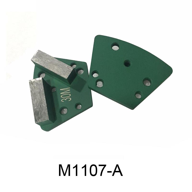 Metal floor polishing pad