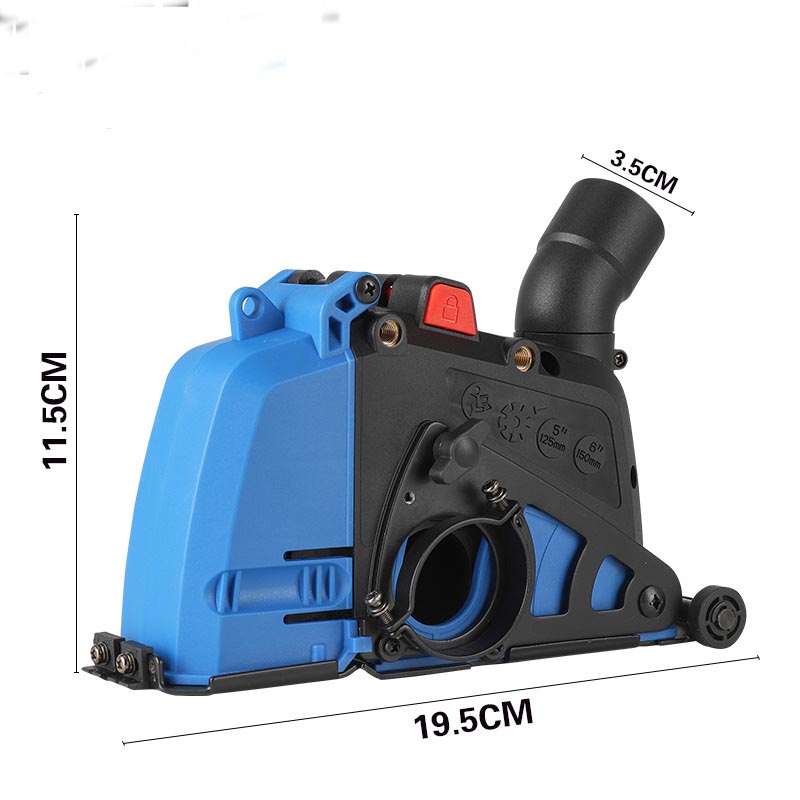 角磨防尘罩 吸尘罩无尘作业除尘罩可接吸尘器无尘角 开槽机集尘器